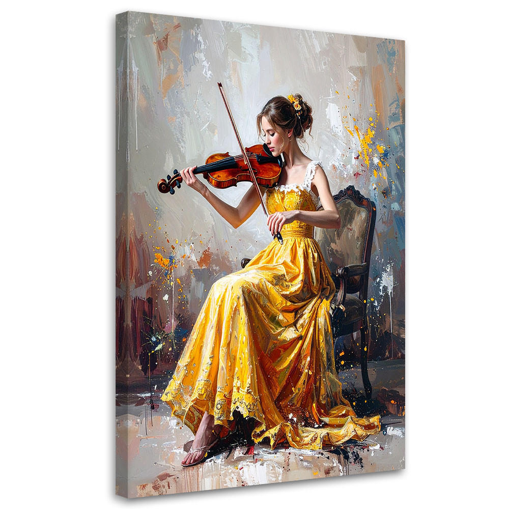 Feeby Wandbild, Gelb 40x60 cm
