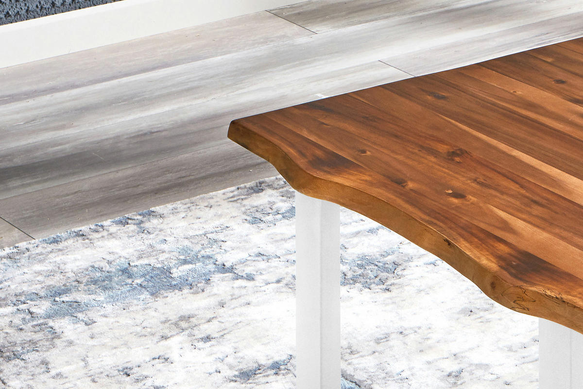 ESSTISCH ESRA - Cognac/Braun, Holz (80/80/77cm) - SAM