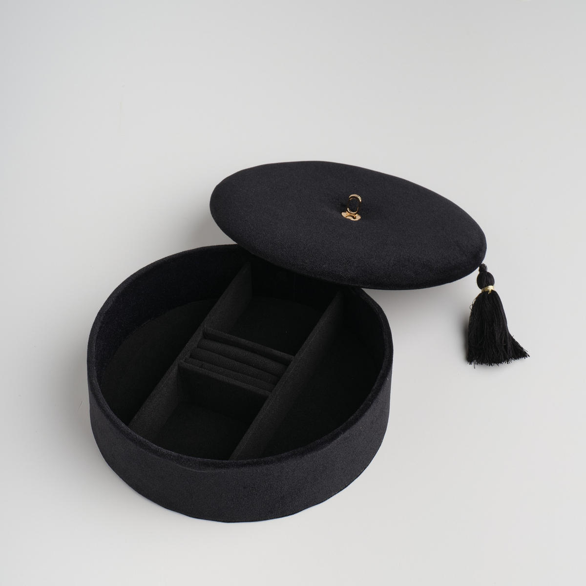 SCHMUCKKÄSTCHEN Brauna - Schwarz, Kunststoff (19.5/8/19.5cm) - home&you