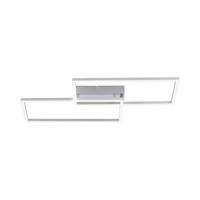 LED DECKENLEUCHTE Weiß matt - Weiß, Metall (60.5/32.5/6.5cm)