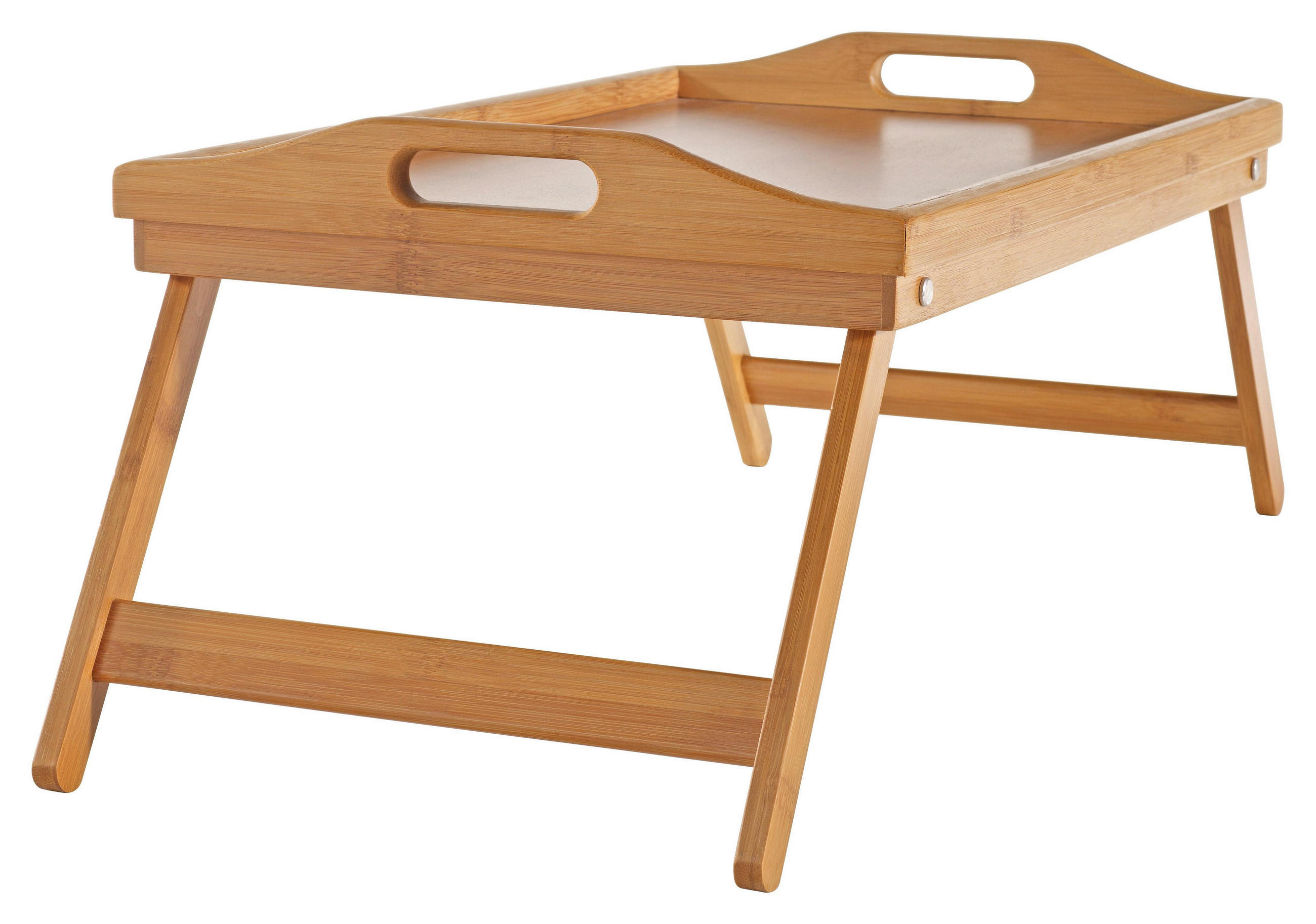 SERVIERTABLETT aus Bambus - Naturfarben, Kunststoff (30/24/50cm) - Zandiara