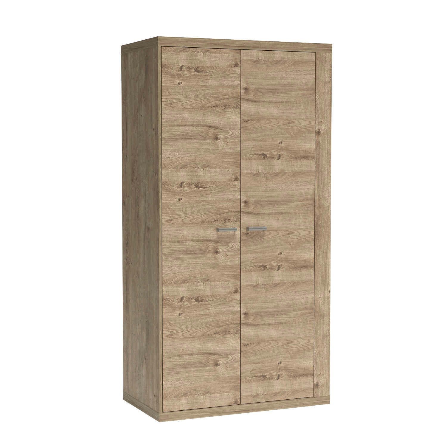 Masseno Drehtürenschrank Eiche 102x200.5x57.5 cm