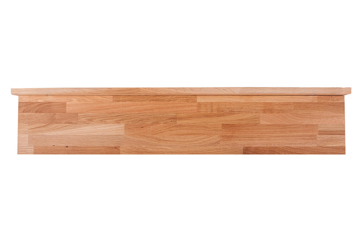 WANDBOARD Heidi geölt Eiche Eichenbraun 8x80x20cm - Eichefarben, Holz (80/8/20cm) - DELUKE