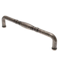 MÖBELGRIFF BA 160 mm Küchengriff Altsilber Vintage Metall Türgriff Landhaus Stil - Silberfarben, Metall (1/4/17.2cm)