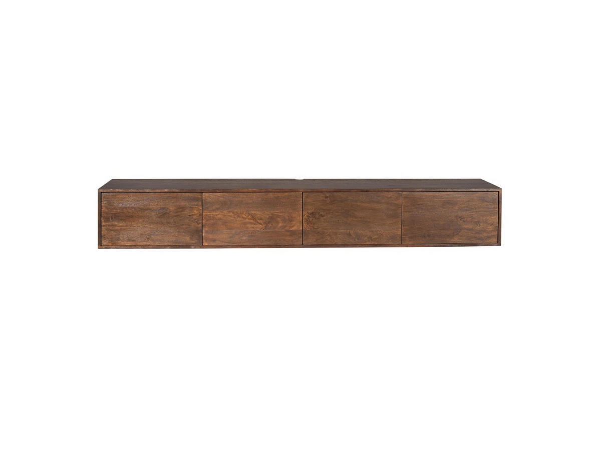 LOWBOARD Quantum Mangoholz 240 cm / 35 cm Braun - Braun, Holz (240/30/35cm) - Villa Möbel
