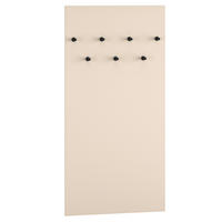 GARDEROBENPANEELE DROMA,Creme - Creme, Holzwerkstoff (68/137/2cm) - KONSIMO®