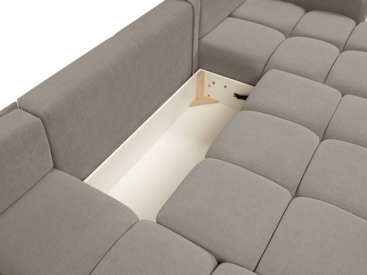 ECKSOFA Grau Curio 83 Mit Schlaffunktion - Grau, Textil (359/177cm) - Sepro Meble