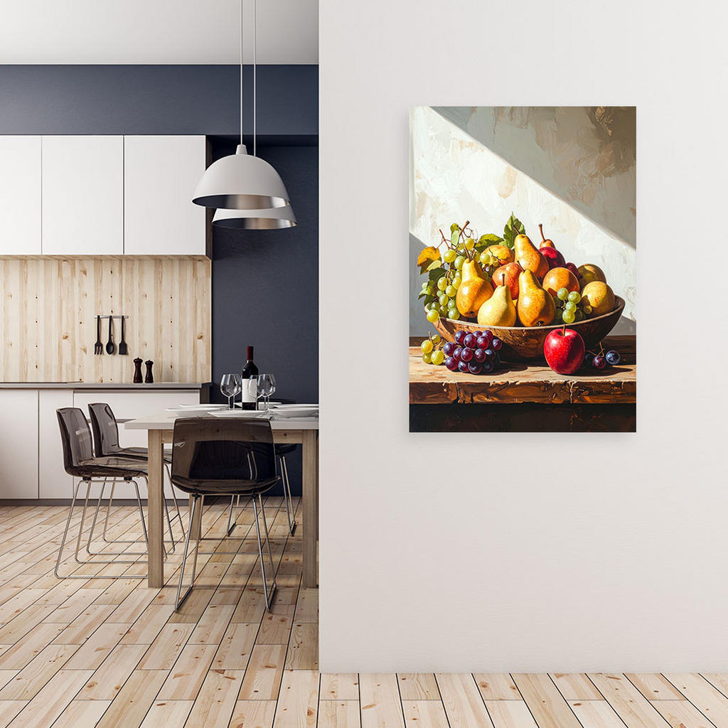 Thumbnail - Feeby Leinwandbild, Mehrfarbig, Textil, Essen/Getränk, Rechteckig, 20x30 cm, Bilder und Zubehör, Wandbilder, Leinwandbil...