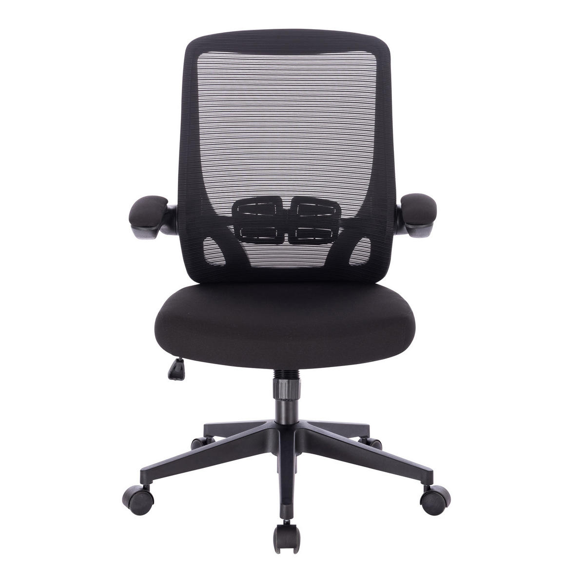 DREHSTUHL TOM Stoffbezug Schwarz - Schwarz, Textil (62/105/62cm) - SVITA