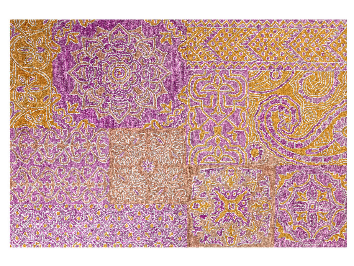 VINTAGE-TEPPICH Avanos 200/140 cm - Multicolor, Textil (140/200cm) - Beliani