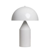 TISCHLEUCHTE Pilzlampen 50/30 - Weiß, Metall (50/30/45cm) - Bamyum