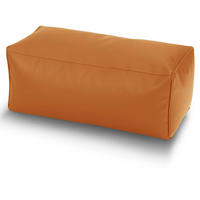SITZSACK-HOCKER 70x33x28cm - KUNSTLEDER - Cognac, Textil (33/28/28cm) - Green Bean