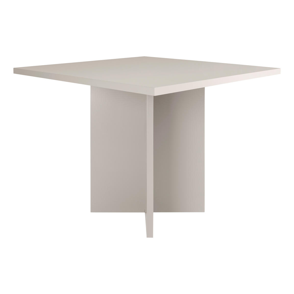 ESSTISCH Quadratischer mit laminiertem , 100/100 cm, Taupe - Beige, Holzwerkstoff (100/100/75cm) - RNT By Really Nice Things
