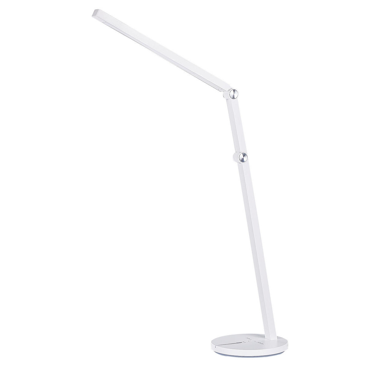 SCHREIBTISCHLAMPE Dorado 17/32/48 cm - Weiß, Kunststoff (17/32/48cm) - Beliani