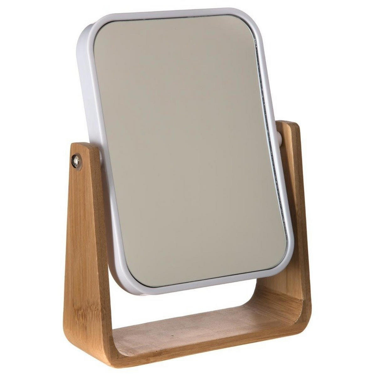 KOSMETIKSPIEGEL Bamboo 6/16/22 cm - Braun, Glas (16/22/6cm) - 5five Simply Smart