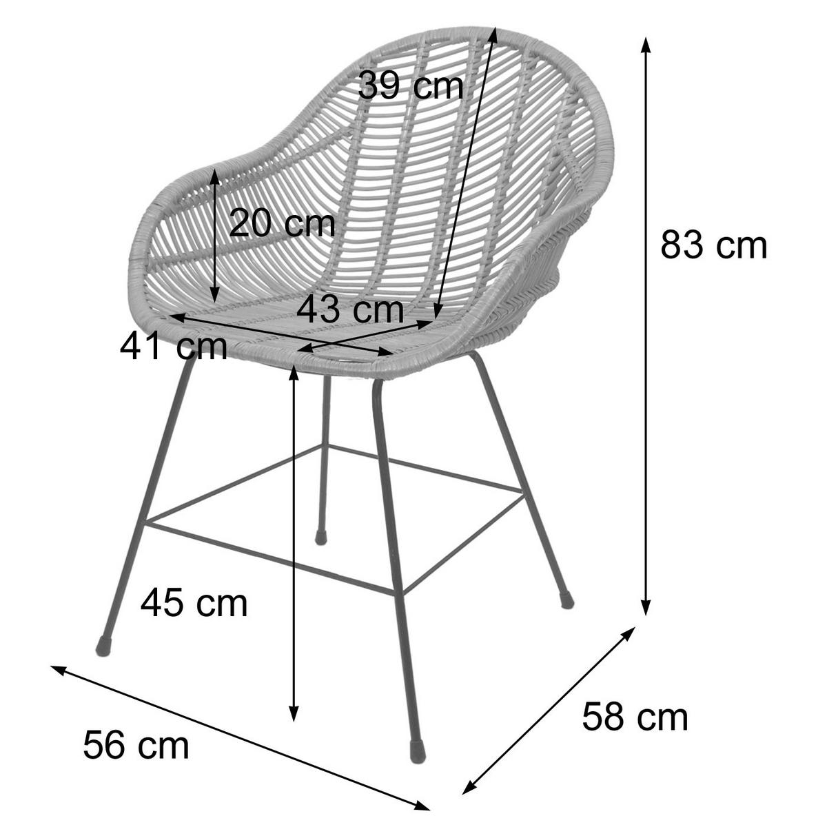ESSZIMMERSTUHL Braun - Braun, Holz (56/83/58cm) - MCW