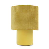 TISCHLAMPE Gelb 20/17 cm - Gelb, Kunststoff (17/0.7/17cm) - ONZENO