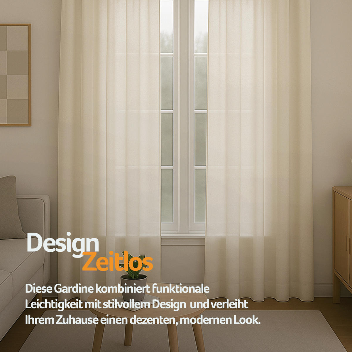 SCHLAUFENSCHAL blickdicht 140x225 cm Weiß 2er-Pack - Weiß, Textil (140/225cm)