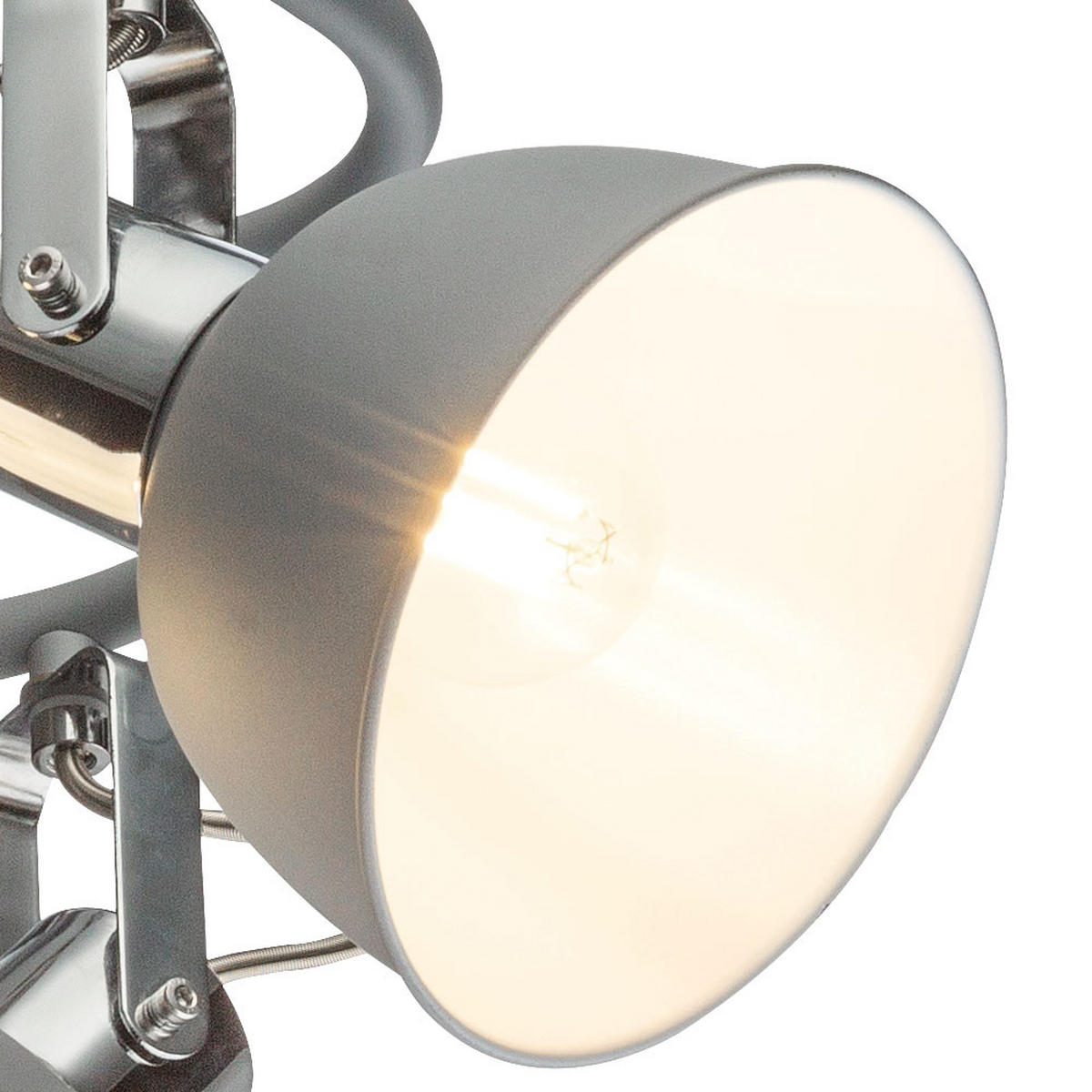 DECKENLEUCHTE GERDA Metall Grau - Grau, Metall (45/45/19cm) - Globo Lighting