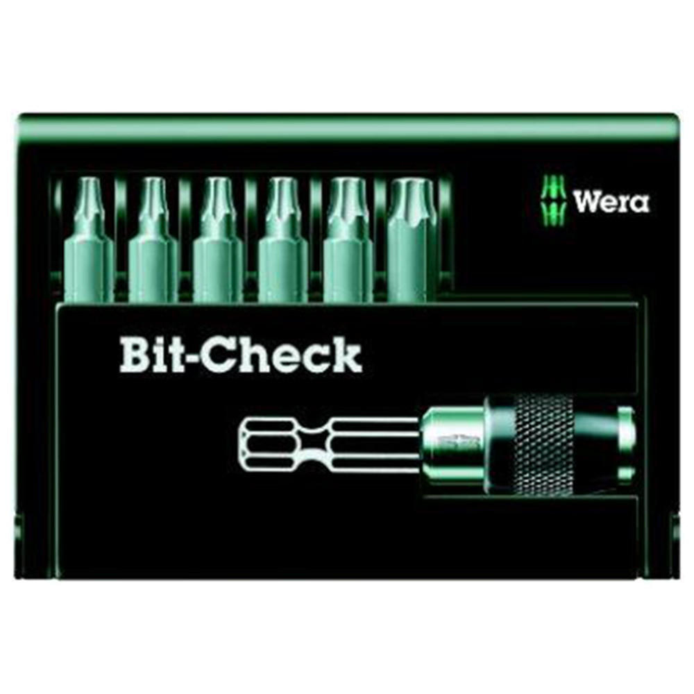 BIT-SORTIMENT 8067-6 BO TORX/Z Bit-Check, 7-teilig - Multicolor, Kunststoff (90/63/15cm) - Wera