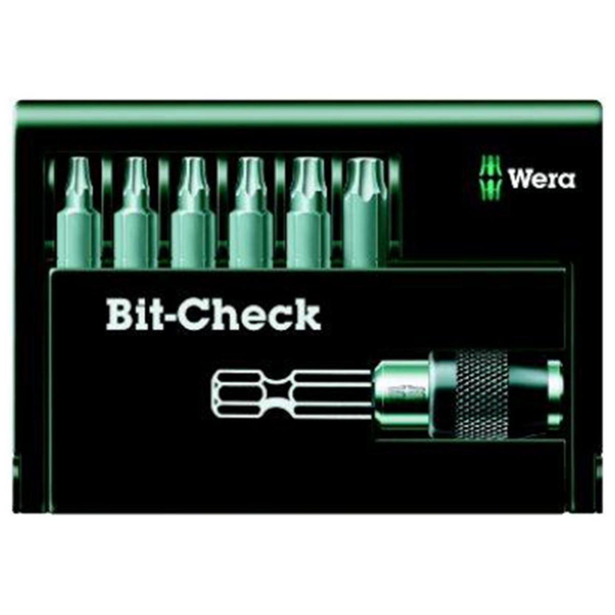 BIT-SORTIMENT 8067-6 BO TORX/Z Bit-Check, 7-teilig - Multicolor, Kunststoff (90/63/15cm) - Wera
