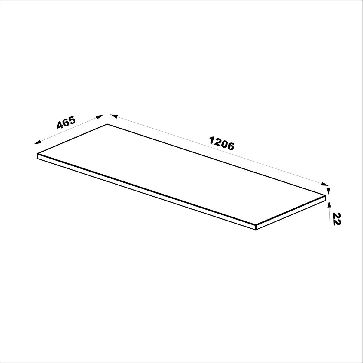 SKŘÍŇKA POD UMYVADLO 120.6cm Tao Dřevo - hnědá, kompozitní dřevo (120.6/52.2/46.5cm) - Petits-meubles