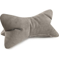 KISSEN Leseknochen Inga grau - Hellgrau, Textil (22/42cm) - Magma Heimtexx