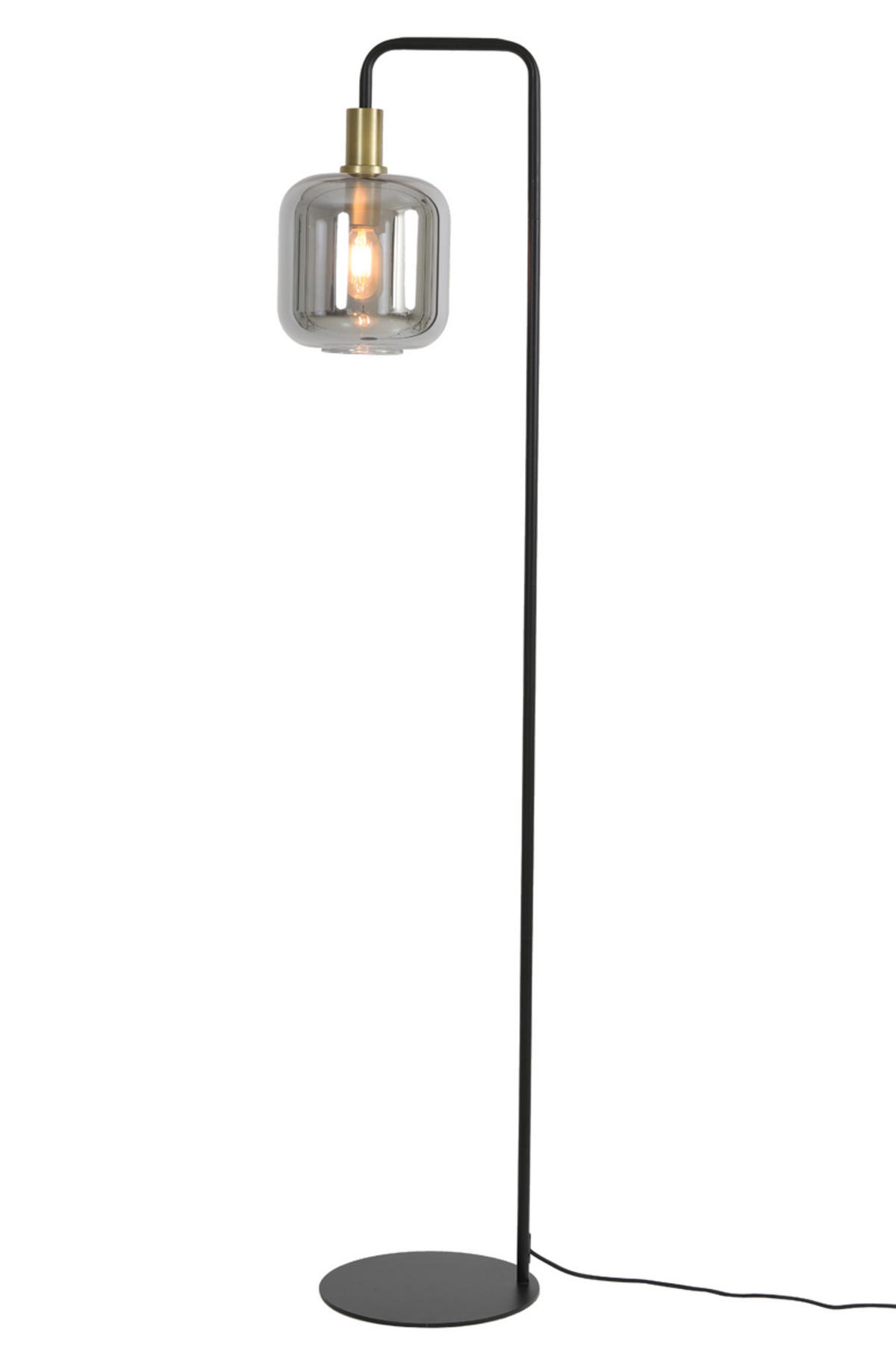 STEHLEUCHTE Lekar Bronze Ø32/155 cm - Bronzefarben, Metall (32/28/155cm) - Light & Living