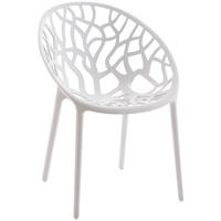 GARTENSTUHL Kunststoff weiß - Weiß, Kunststoff (59/80/60cm) - CLP