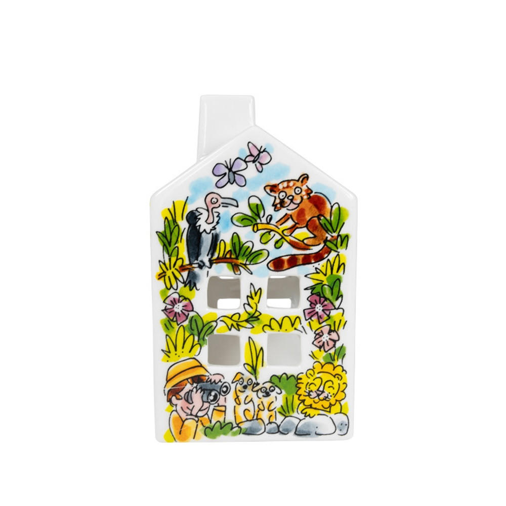TEELICHTHALTER Beekse Bergen in Bunt - 14,5cm - Multicolor, Keramik (8.5/14.5/8.3cm) - Blond Amsterdam