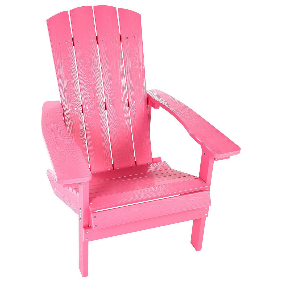 GARTENSTUHL Holzwerkstoff Rosa Adirondack - Pink, Kunststoff (75/88/88cm) - Beliani