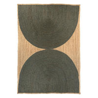 TEPPICH Kosta olivgrün 160 x 230 x 1 cm - Olivgrün, Textil (160/230cm) - Vivaraise