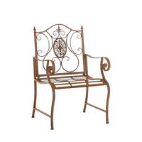 STUHL Pamela antik braun - Braun, Metall (62/94/53cm) - TPFGarden