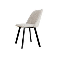ESSZIMMERSTUHL K109 - Beige/Schwarz, Holzwerkstoff/Textil (47/80/58cm) - MIRJAN24