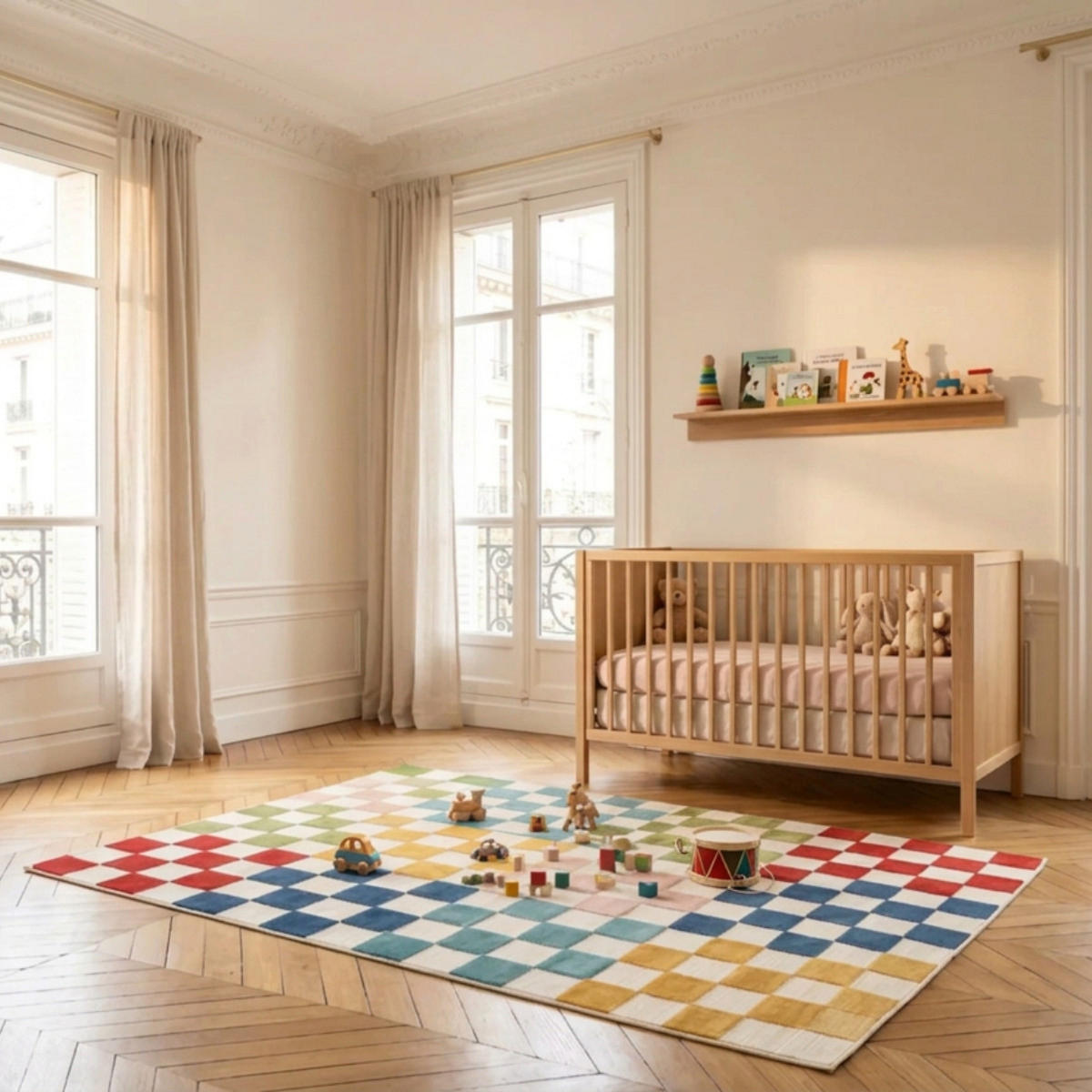 KINDERTEPPICH für drinnen und draußen mehrfarbig - Multicolor, Textil (160/230cm) - AFK Living