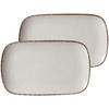PLATTEN Casa Beige 33 x 20 cm 2er Set - Beige, Keramik (20/3/33cm) - Ritzenhoff Breker