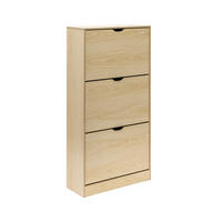 SCHUHSCHRANK Braun 23/23/119 cm - Braun, Holzwerkstoff (23/119/23cm) - Mobili Rebecca
