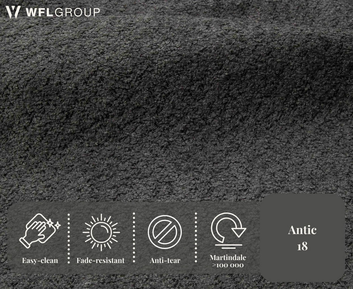 SCHLAFSOFA Milla mit Bettkasten, Grau 205/97/85 cm - Grau, Textil/Metall (205/97/85cm) - WFL GROUP