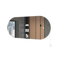 BADEZIMMERSPIEGEL Weiß 110 x 50 cm mit LED Beleuchtung - Weiß, Glas (110/50/3cm) - Vicco