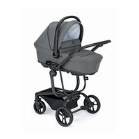 SPORT-KINDERWAGEN Taski inkl. Auto-Babyschale - Anthrazit, Kunststoff (1090/530/675cm) - Cam il Mondo del Bambino S.p.A.