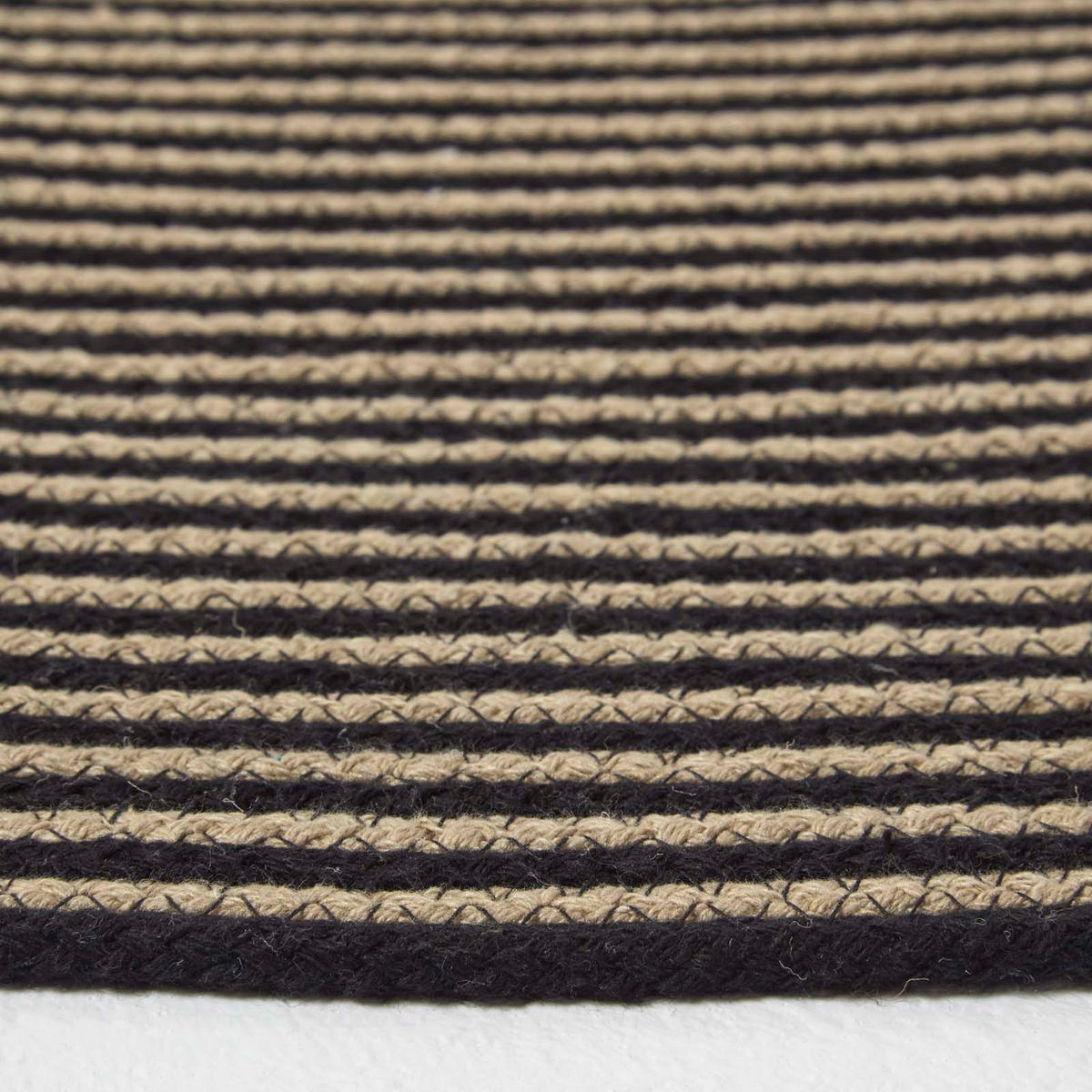 TEPPICH Spirale geflochten rund 150 cm - Braun, Textil (150/150cm) - Homescapes