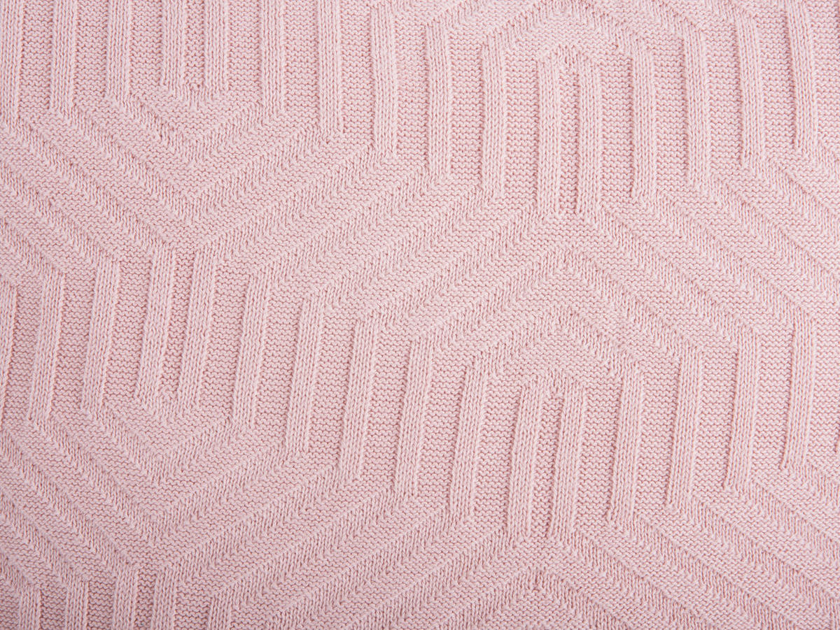 DEKOKISSEN Honeycomb 45/45/15 cm - Pink, Textil (45/45cm) - Present Time