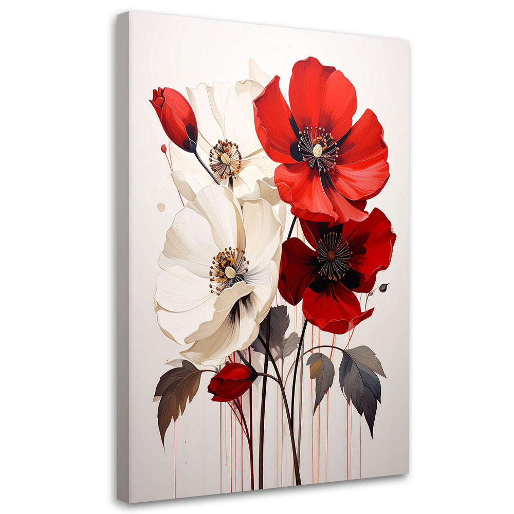 Feeby Leinwandbilder, Rot 20x30 cm