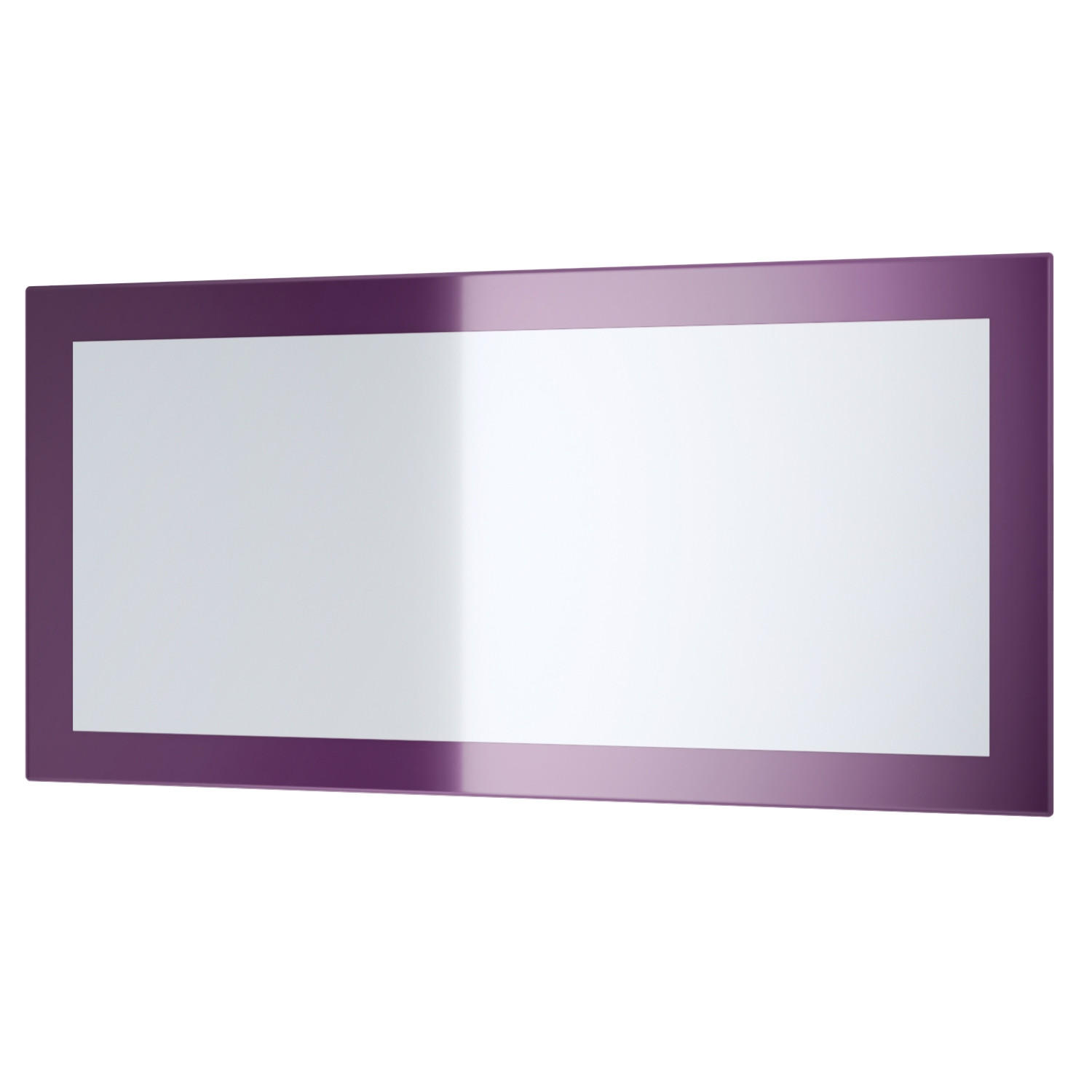 SPIEGEL Lima Brombeer Hochglanz - Brombeere, Holzwerkstoff (89/45/2cm) - Vladon
