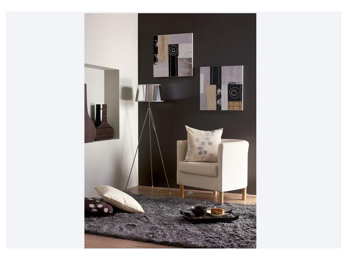 WOHNZIMMERTEPPICH - 230 cm x 160 cm - Stoff - Anthrazitgrau DOLCE - Anthrazit, Textil (230/160cm) - Vente-Unique