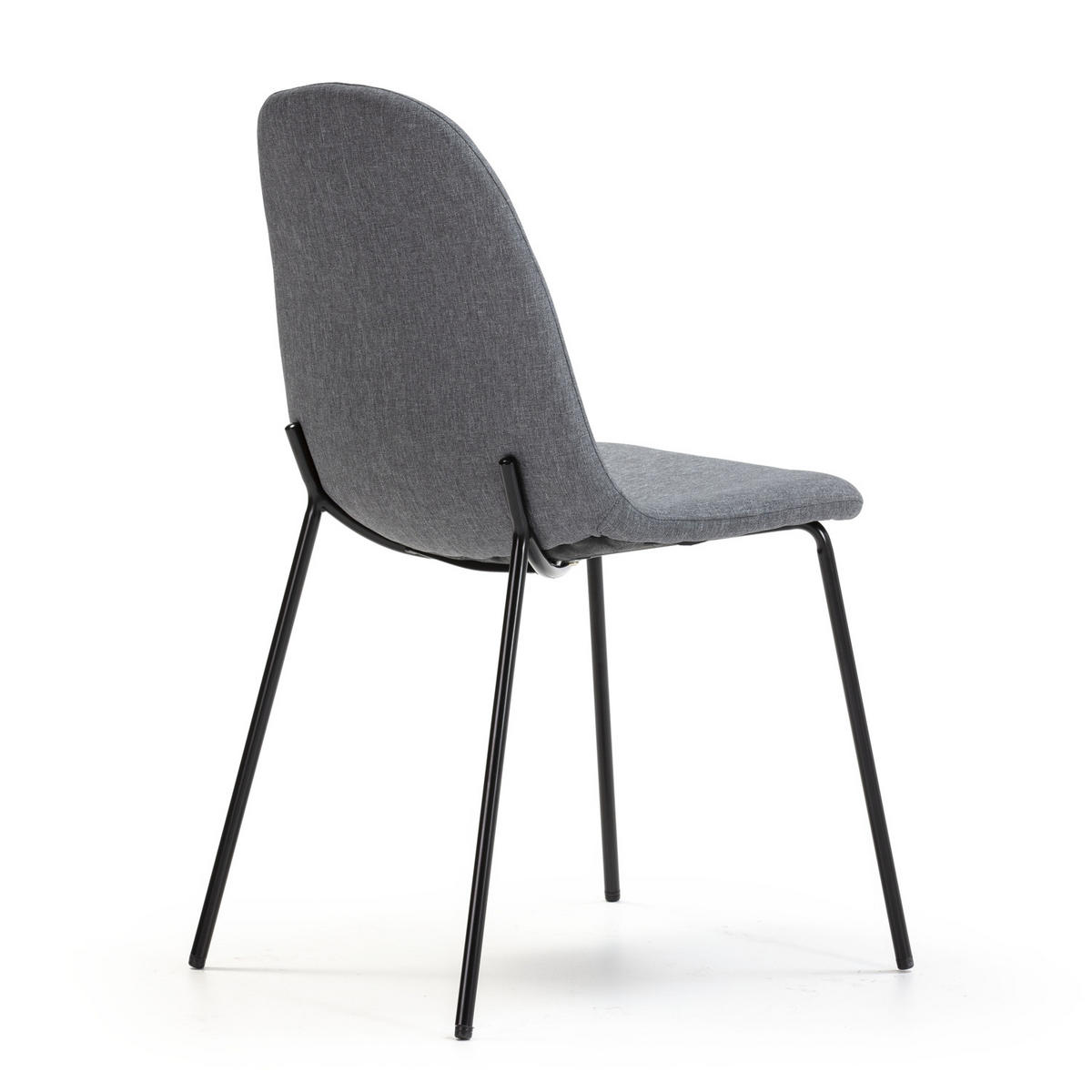 STUHL 2er-Set Brenda Grau - Grau, Textil/Metall (54/85/44cm) - VS Venta-stock