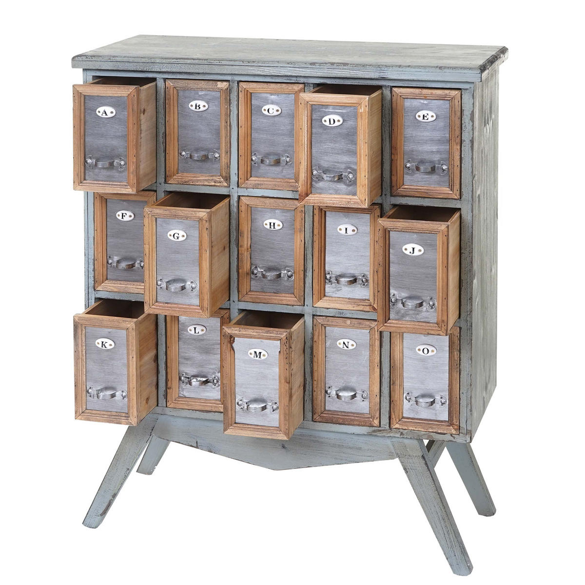 APOTHEKER-SCHRANK Multicolor - Multicolor, Holz (73/94/32cm) - MCW