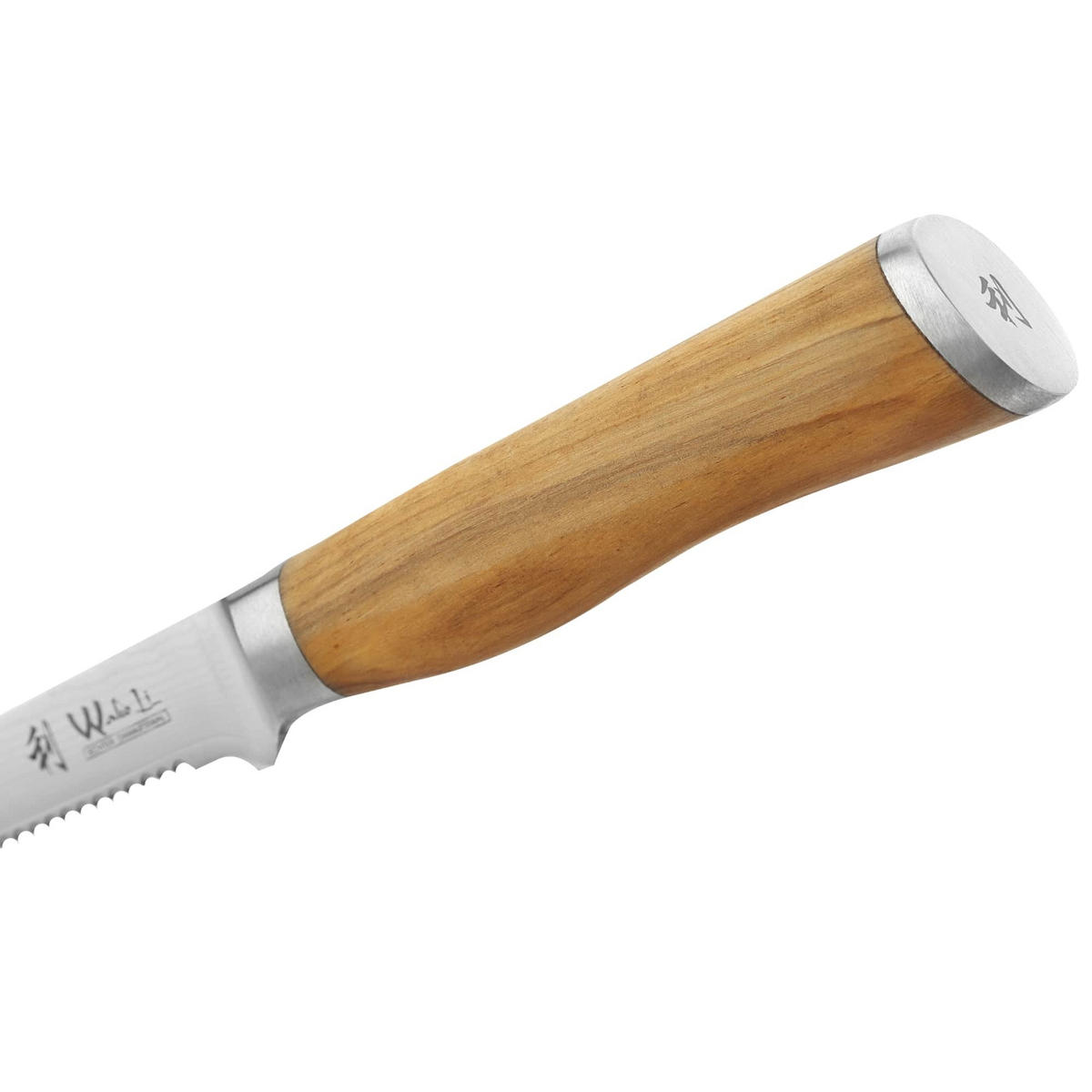 STEAKMESSERSET 4-tlg. 12 cm - Braun, Holz/Metall (24cm) - Wakoli