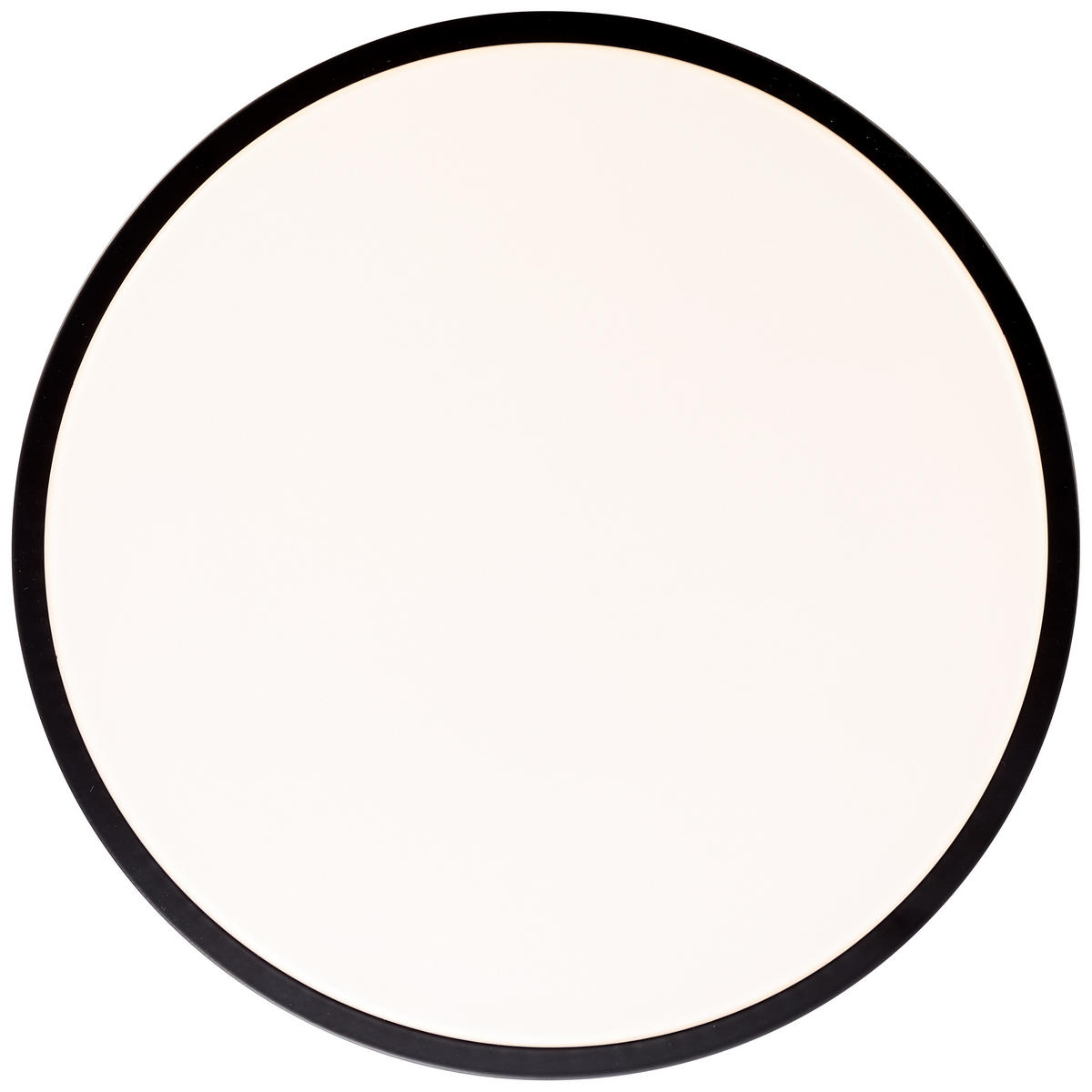 DECKENLEUCHTE Slimline G80569A76 - Schwarz, Metall (33/33/6.5cm) - Brilliant