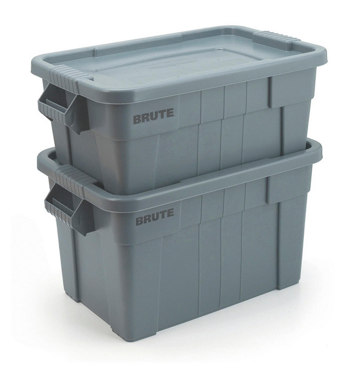 AUFBEWAHRUNGSBOX Mit Deckel und Griffen 75,5 Liter Grau - Grau, Metall (44.1/38.4/70.7cm) - PROREGAL